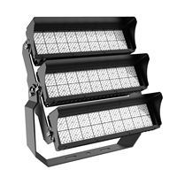Lampu Sorot LED Modular 250W dengan Braket Baja Anti Karat IP65, Garansi 5 Tahun, Sudut Sorot 15-90° untuk Stadion Olahraga Luar Ruangan