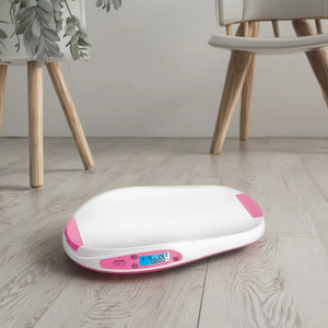 Portable <strong>40kg</strong> <strong>Electronic</strong> Baby <strong>Scale</strong> ABS Plastic Platform <strong>Scale</strong> 5g Accuracy Height Measuring Baby Weighing <strong>Scale</strong> OEM Customized - Product Image 2