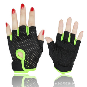 Custom Logo <b>Half</b> Finger Weight Lifting Gym Gloves Men Women Gel Pads Workout Training Fitness Gloves for Gym ,Rowing,Training - Product Image 1
