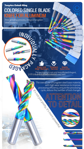 Mata bor lapis karbida 3 Flute, pemotong penggilingan kayu, mata <span class=keywords><strong>Router</strong></span> <span class=keywords><strong>Cnc</strong></span> untuk logam - Product Image 6