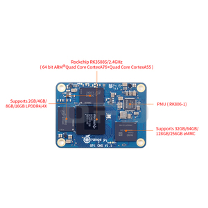 CM5 OrangePI บอร์ดแกนประมวลผล4GB/8GB/16GB + <span class=keywords><strong>32GB</strong></span> บอร์ดสีส้ม <span class=keywords><strong>Pi</strong></span> แผงพัฒนา<span class=keywords><strong>5</strong></span>แผงวงจร OrangePI CM5 CM5 - Product Image 5