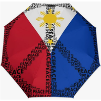 Parapluie pliant entièrement automatique de haute qualité, série drapeaux à thème campagnard, au design robuste et épaissi, Philippines