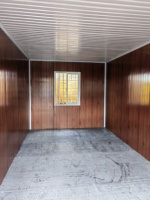 Café conteneur 20 pieds Boutique Container Shop avec fenêtre du sol au plafond Immeuble de bureaux Expédition Container Shop Prix