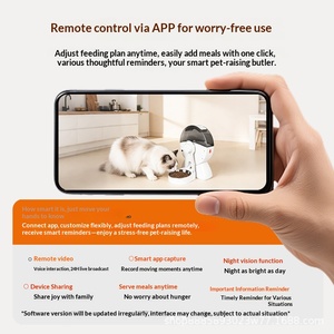 <span class=keywords><strong>2026</strong></span> OEM Çin Paslanmaz Çelik Asma Tip Uzaktan Kumandalı Zaman Ayarlı Otomatik Mama Kabı Akıllı İzleme Kamerası ile - Product Image 4