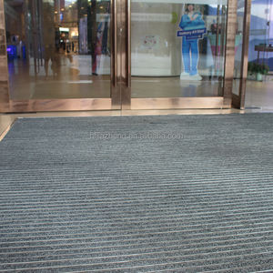 Tapis de porte antibactérien rayé de luxe moderne intérieur/extérieur <span class=keywords><strong>entrée</strong></span> du bâtiment collecte de la poussière tapis en alliage d'aluminium <span class=keywords><strong>paillasson</strong></span> - Product Image 4