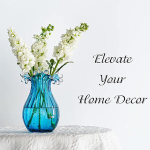 Jarrón de Vidrio Europeo Simple con Boca Ondulada, Jarrón de Vidrio de Colores Soplado a Mano, Contenedor para Arreglos Florales de Escritorio - Product Image 6