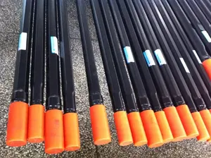 Mining Tapered Drill Pipe Integral Drill Rod With Chisel Type Bits