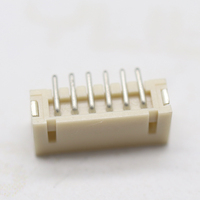 ZH 1.5mm espacement hauteur 5.0mm Positions 02P-16P plaquette simple rangée droite SMT connecteur de prise pour connecteur PCB