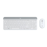 Juego de Teclado y Ratón Inalámbrico Delgado para Portátil MK470, Teclado USB de Plástico, Ratón Óptico de 1000DPI