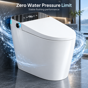 Trouvez des toilettes intelligentes électriques modernes similaires avec siège chauffant, bidet automatique et télécommande - Product Image 6