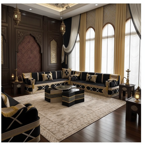 Asientos Orientales para el Suelo, Sofá Étnico, Sofá Árabe Majlis, Sofá Estilo Otomano, Conjunto de Jalsa Árabe, Asientos Orientales de Lujo para el Suelo - Product Image 3