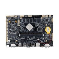 Mini carte mère Itx Rockchip Rk3399 Arm Six Core Dual Lan 6Com wi-fi 2.4G/5G Android carte mère de contrôle industriel