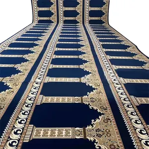 Royal Church Hotel Wilton Carpets Customized Machine Woven Muslim Prayer Carpet For Mosque