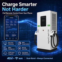 Estación de Carga Rápida DC Deedian 80kW 120kW CCS2 GBT con Doble Conector para Vehículos Eléctricos, Pantalla Táctil OCPP1.6J, para Estacionamientos, Pedidos al por Mayor