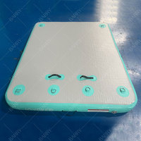 Plateforme flottante gonflable et quai pour piscine, plage, océan - Équipement de sports nautiques