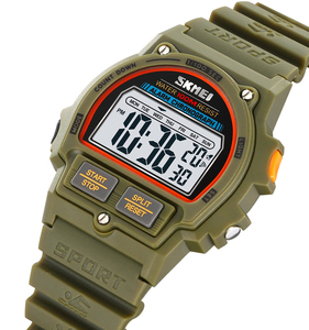 Montre Digitale Homme <span class=keywords><strong>SKMEI</strong></span> 2263 Élégante ODM, Meilleure Autonomie, Bracelet en Acier Inoxydable, Étanche, Calendrier, Montre de <span class=keywords><strong>Sport</strong></span> Simple, Fabricant - Product Image 6