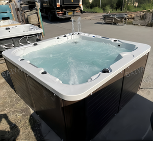 <span class=keywords><strong>Jacuzzi</strong></span> <span class=keywords><strong>extérieur</strong></span> avec hydrothérapie et jets puissants pour 3 <span class=keywords><strong>personnes</strong></span>, pour soulager le stress et la relaxation quotidienne à la maison - Product Image 4