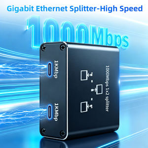 Divisor Gigabit Ethernet GC RJ45 a Doble Tipo-C |   Adaptador <span class=keywords><strong>de</strong></span> Red Simultáneo <span class=keywords><strong>de</strong></span> 1000 Mbps |   Hub USB-C para Portátiles - Product Image 4