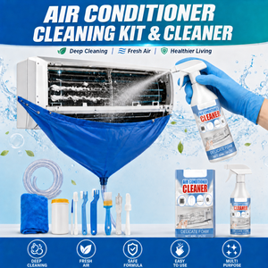 Air Conditioner HVAC Parts Waterproof Mini Split <strong>AC</strong> Cleaning Cover <strong>Kit</strong> with Drainage Port <strong>AC</strong> <strong>Cleaner</strong> for Outdoor/Indoor Unit - Product Image 1