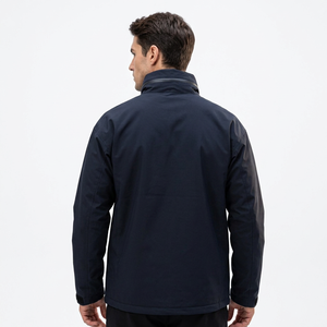 Veste de ski imperméable coupe-vent à capuche avec fermeture éclair en polyester pour le ski, le snowboard, hommes, femmes, couple - Product Image 4