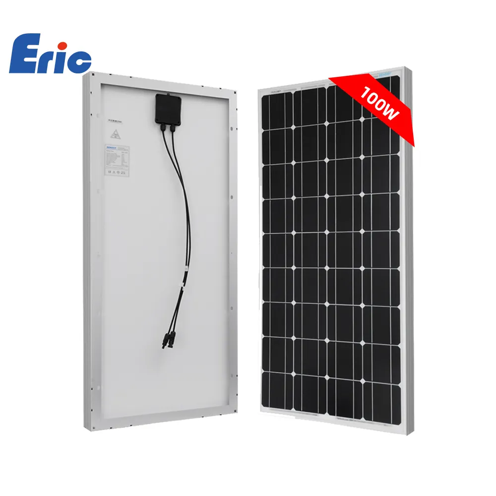 Best Solar Panels Emergency Backup 100W 120W 150W Solar Panel Power Plant