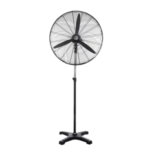 Ventilateur industriel sur pied puissant 750 W, haute puissance, extérieur, commande mécanique, 3 vitesses, conception métallique robuste, offre un flux d'air puissant - Product Image 1