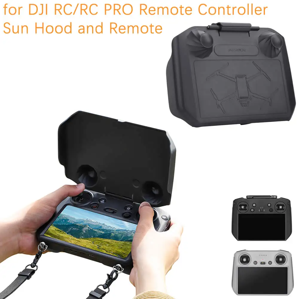 Fernbedienung Sun Hood für DJI RC PRO Remote Cover für DJI Mini 3 Pro RC Controller Case Lanyard Zubehör