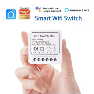 Ewelink รีโมทคอนโทรลแอปควบคุมด้วยเสียงที่ใช้ได้กับ <span class=keywords><strong>Alexa</strong></span> Google Home WiFi สวิตช์ตกแต่งบ้านอัจฉริยะขนาดมินิ16A รีโมทคอนโทรลสองขั้ว - Product Image 2