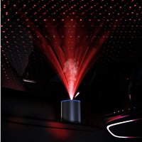 Vaporisateur d'aromathérapie électrique de luxe Parfum de voiture Portable Mini chambre Désodorisant Purificateur Lumière ambiante À piles