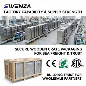 <span class=keywords><strong>Réfrigérateur</strong></span> vertical SWENZA à porte unique en acier inoxydable, idéal pour supermarchés - Meilleure vente - Product Image 5