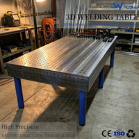 Table de soudage modulaire 3D sur mesure, fabrication directe d'usine, surface nitridée D16 D28, avec certificat CE EPR