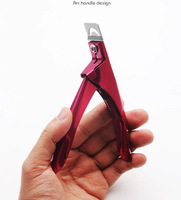 Coupe-ongles en acier inoxydable en gros, coupe-ongles professionnel, outils de manucure, coupe-ongles en forme de U, style français