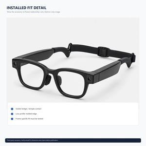 ปลอกซิลิโคนแบบยาวพิเศษ นุ่ม ป้องกันการลื่น สำหรับแว่นตา Meta Ray-Ban Oakley HSTN Wayfarer Skyler Gen 2 - Product Image 4