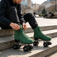 Patins à roulettes de loisirs d'extérieur en gros, équipement sportif personnalisé, structure durable, roues haute performance pour achat en gros