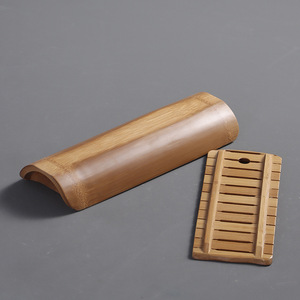 Natural Old Bamboo <b>Tea</b> Tray Water Storage Type Wet Brewing Portable Kung Fu <b>Tea</b> <b>Set</b> Simple One <b>Pot</b> One Cup Design - Product Image 3