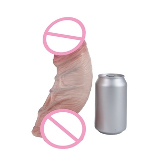 ORALSX Dildo de Silicona Flexible de Gran Calibre, Color Piel, Enorme Dildo, Tapón Anal, Pene Artificial Realista para Mujeres, Juguetes Sexuales - Product Image 3