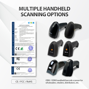 Tùy Chỉnh Cầm Tay Máy quét mã vạch 1D 2D QR Máy quét mã vạch không dây có dây Laser CMOS CCD Đầu đọc mã vạch - Product Image 5