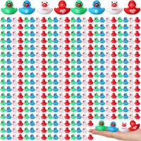 MiniInflat 120 Canards en Plastique Assortis en Vrac, Mini Jouets de Piscine et de Bain, Cadeaux de Fête Amusants et Mignons, Cadeaux d'Échange en Classe, 0-24 Mois