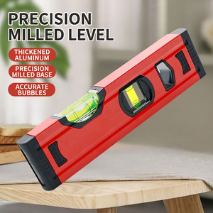 Niveau en aluminium de 20 cm, outil de nivellement compact pour la mesure du bois et le bricolage à domicile - Product Image 2