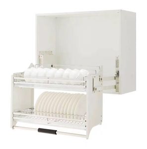 Cesta organizadora extraíble de acero inoxidable <span class=keywords><strong>para</strong></span> gabinete de <span class=keywords><strong>cocina</strong></span>, cesta doble extraíble - Product Image 3