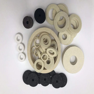 Coussinets auto-adhésifs de taille et de conception personnalisées, anneau en laine industrielle, <span class=keywords><strong>feutre</strong></span> <span class=keywords><strong>vert</strong></span> piano - Product Image 5