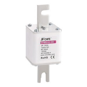 Fusible de protection pour stockage d'énergie 1000Vdc 1500Vdc 100A-350A, fusible céramique en cuivre, capacité de coupure 50kA pour la protection des batteries - Product Image 3