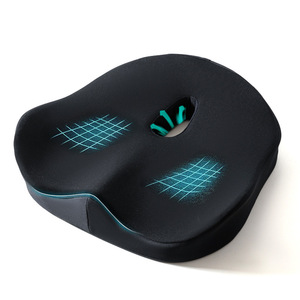 Travel Seat Cushion Memory Cotton <strong>U</strong>-Shaped <strong>Pillow</strong> for Chair Cushion Pad Home Hip Support Massage Orthopedic Solid Color - Product Image 1