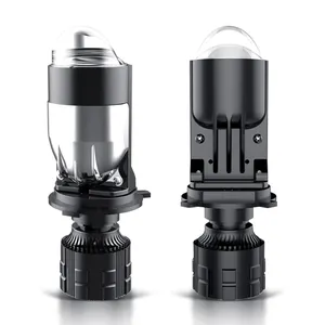 Auto sistemas de iluminação A82 H4 Lente Do Projetor Lâmpadas LED Farol dupla lente spotlight luzes led para lâmpada da motocicleta do veículo