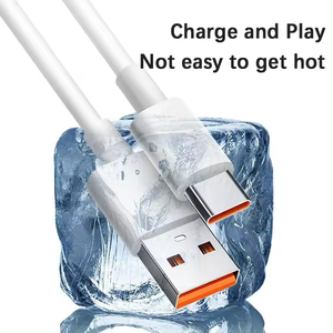 Cable Usb Tipo C Original 60W 6A Mi <span class=keywords><strong>12</strong></span> 11 10 9 Cable de Carga Rápida K50 Cable de Datos para Teléfonos <span class=keywords><strong>Huawei</strong></span> - Product Image 6