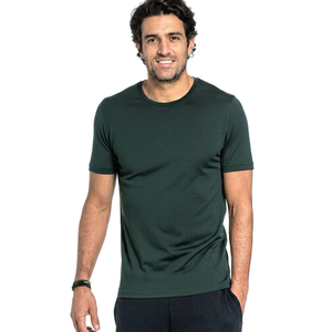 Camisetas de Hombre de Alta Calidad 100% Algodón, Camiseta de Algodón para Hombre, Manga Corta Lisa, Camiseta de Manga Corta con Estampado Motivacional - Product Image 1