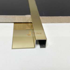 Bordure décorative murale en métal inoxydable pour appartement - Étanche et durable - Product Image 2