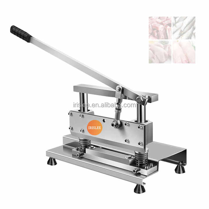 Roestvrijstalen Commerciële Vleesguillotine - Handmatige Botsnijmachine Voor Kip, Rund En Groenten