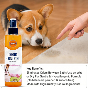 Spray désodorisant pour chiens Luxfume Pets pour le contrôle des odeurs, rafraîchit le pelage entre les bains, pour les taches d'urine d'animaux et les odeurs fortes sur les tapis - Product Image 3