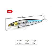 MISTER-señuelo de pesca, cebo duro de 19g, 13cm, cambio de peso, hoja flash, trampa para pececillos, señuelo de lubina